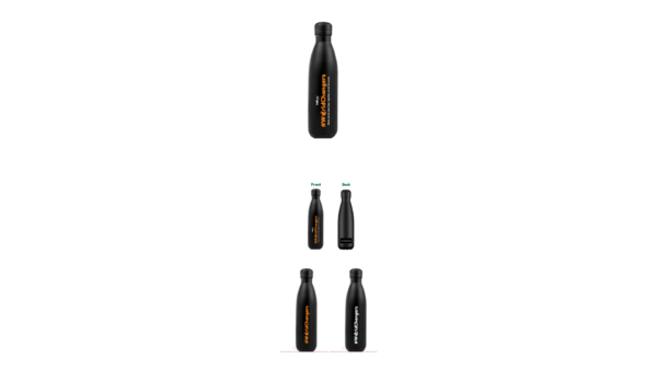 #WorldChangers Black Water Bottles